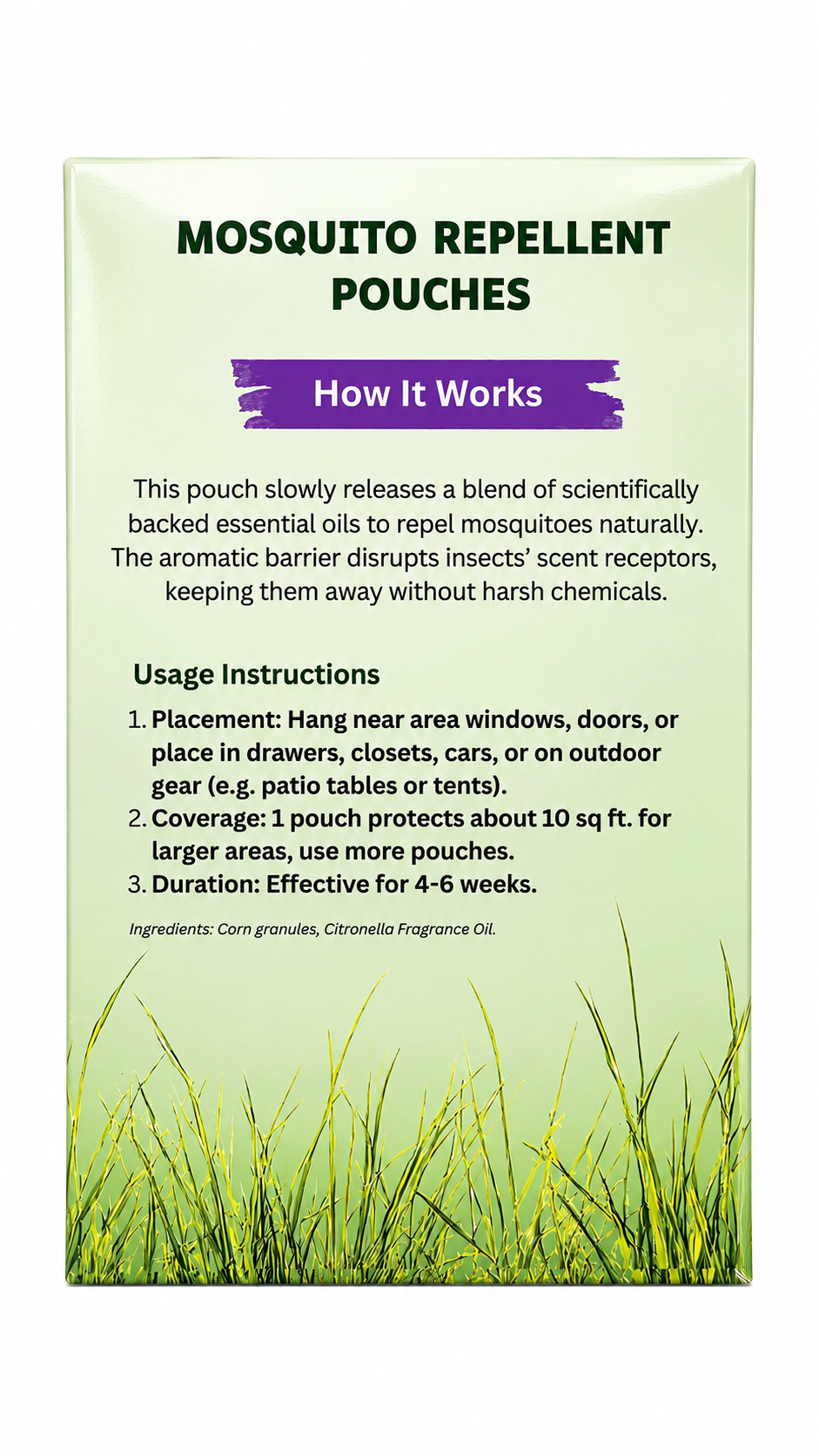 Mosquito Repellent Pouches