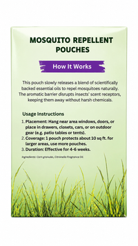 Mosquito Repellent Pouches